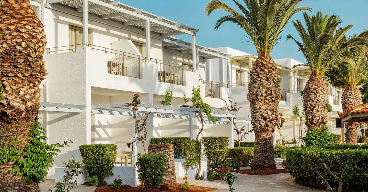 Een foto van de buitenkant van Sol by Melia Marina Beach Crete