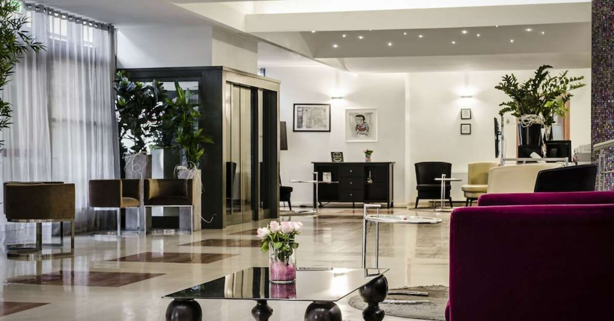 Een foto van het interieur van Eurostars Roma Aeterna