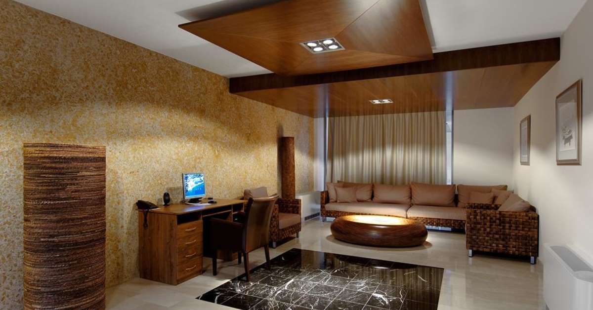 Een foto van het interieur van Hotel Maxim