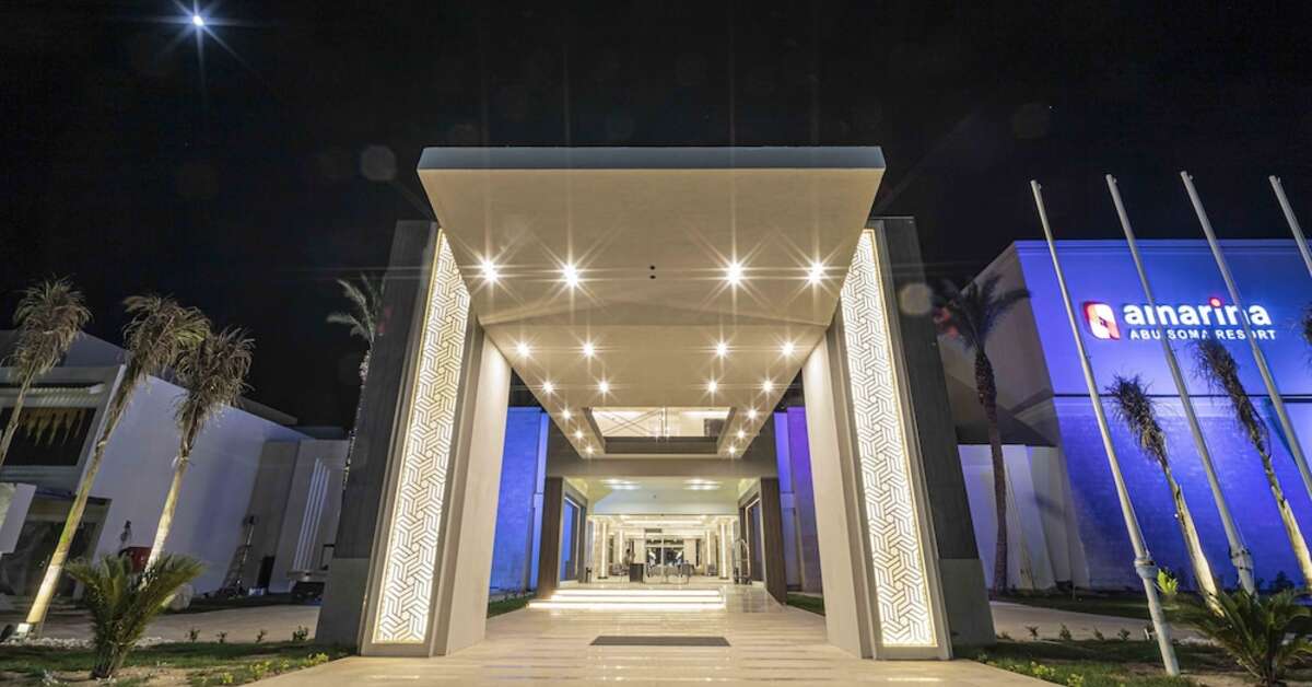 Een foto van de buitenkant van Amarina Abu Soma Resort & Aquapark