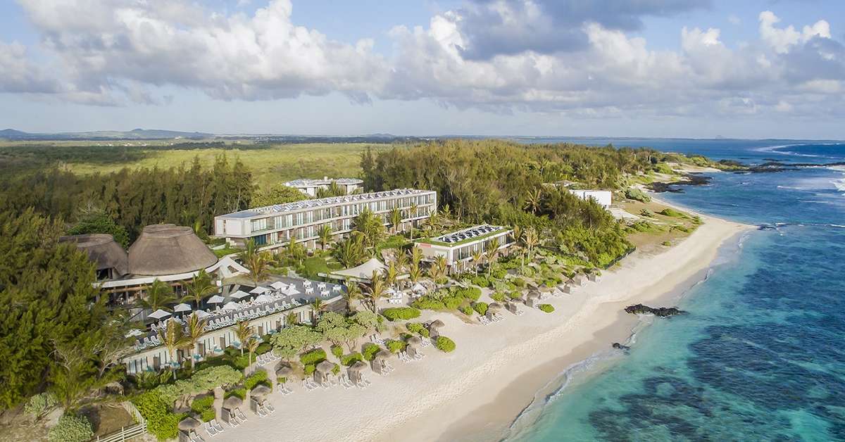 Een foto van een overzicht van Radisson Blu Poste Lafayette Resort & Spa