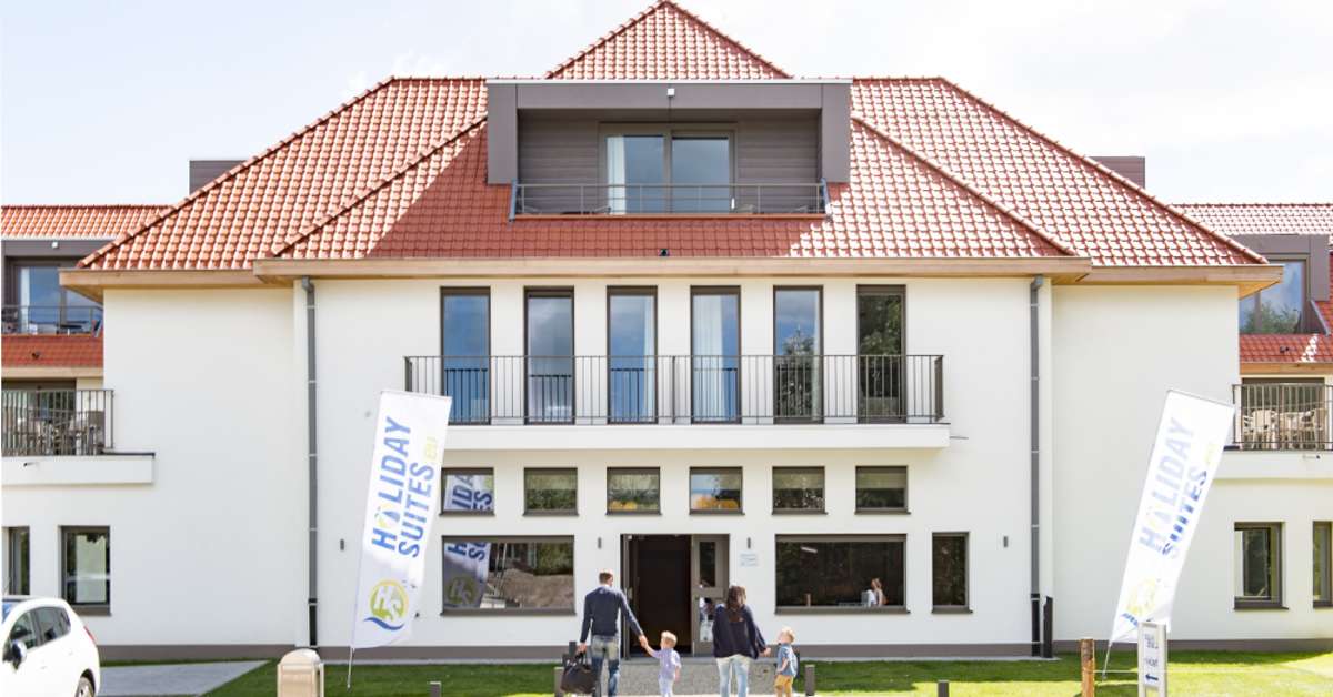 Een foto van de buitenkant van Holiday Suites Nieuwpoort