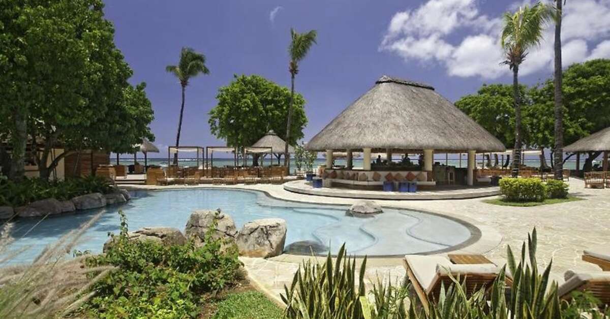 Een foto van het zwembad bij Hilton Mauritius Resort & Spa