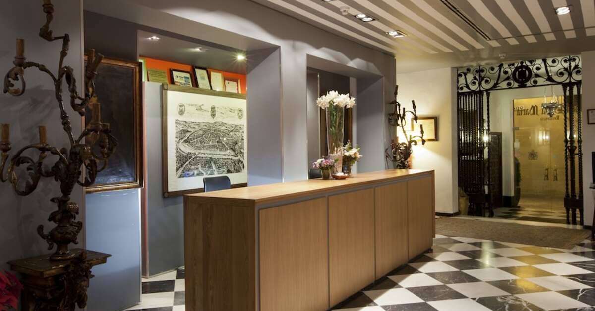 Ein Foto von den Einrichtungen im Dona Maria Hotel