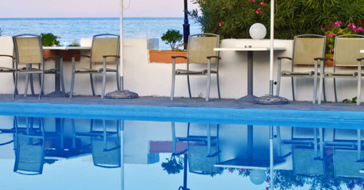 Een foto van het zwembad bij Georgioupolis Beach Hotel