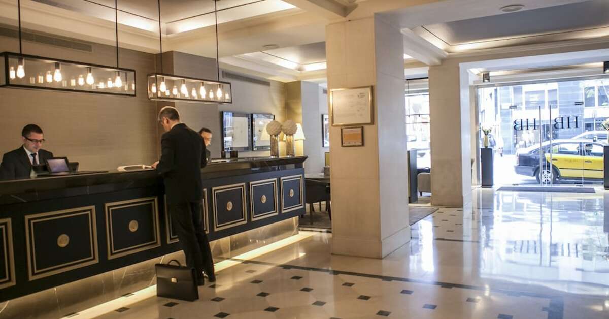 Een foto van het interieur van Abba Hotel Balmoral