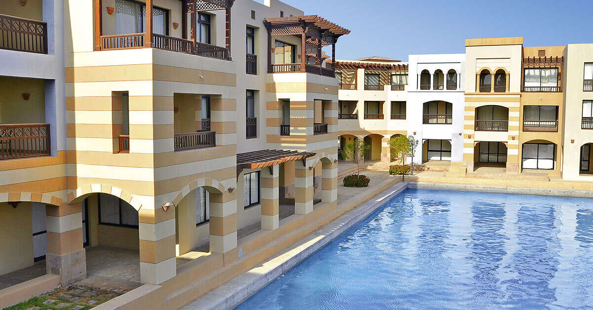 Een foto van een overzicht van Marina Resort Port Ghalib