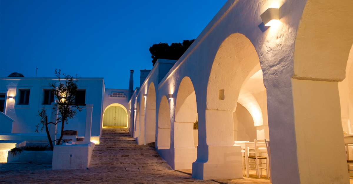 Een foto van de buitenkant van Masseria Corte degli Asini