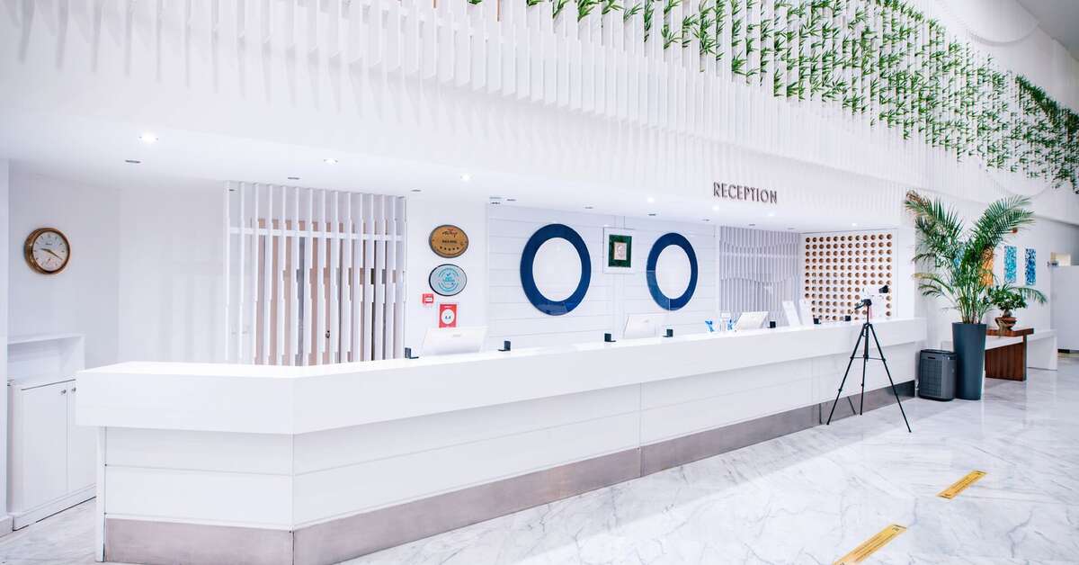 Een foto van het interieur van Hotel Baia Bodrum