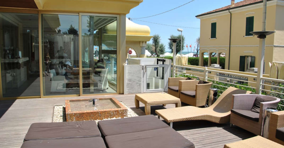 Een foto van de faciliteiten bij Hotel Panoramic Rimini