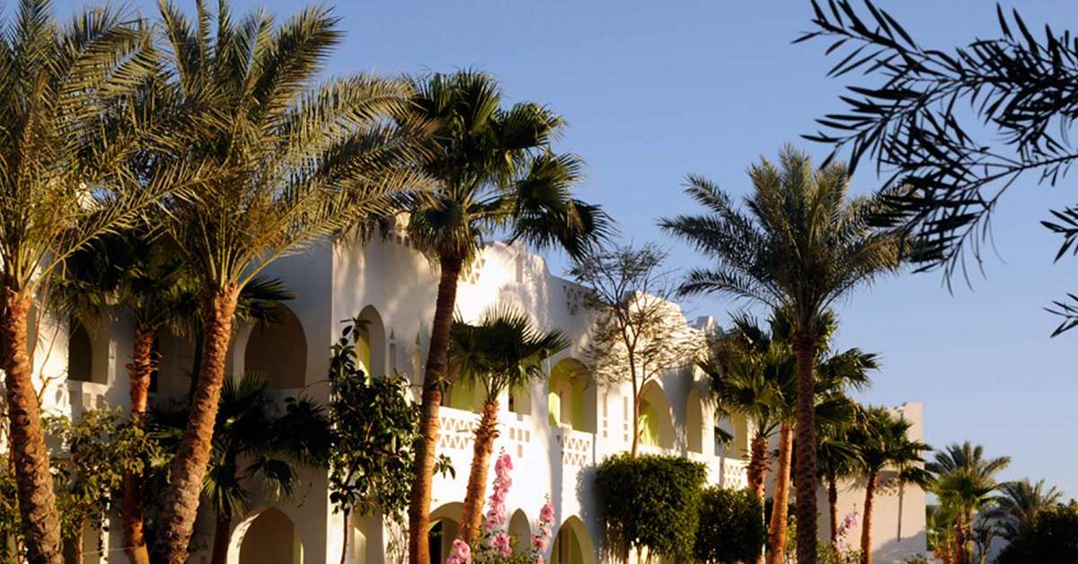 Ein Foto von der Außenansicht des Domina Coral Bay Oasis