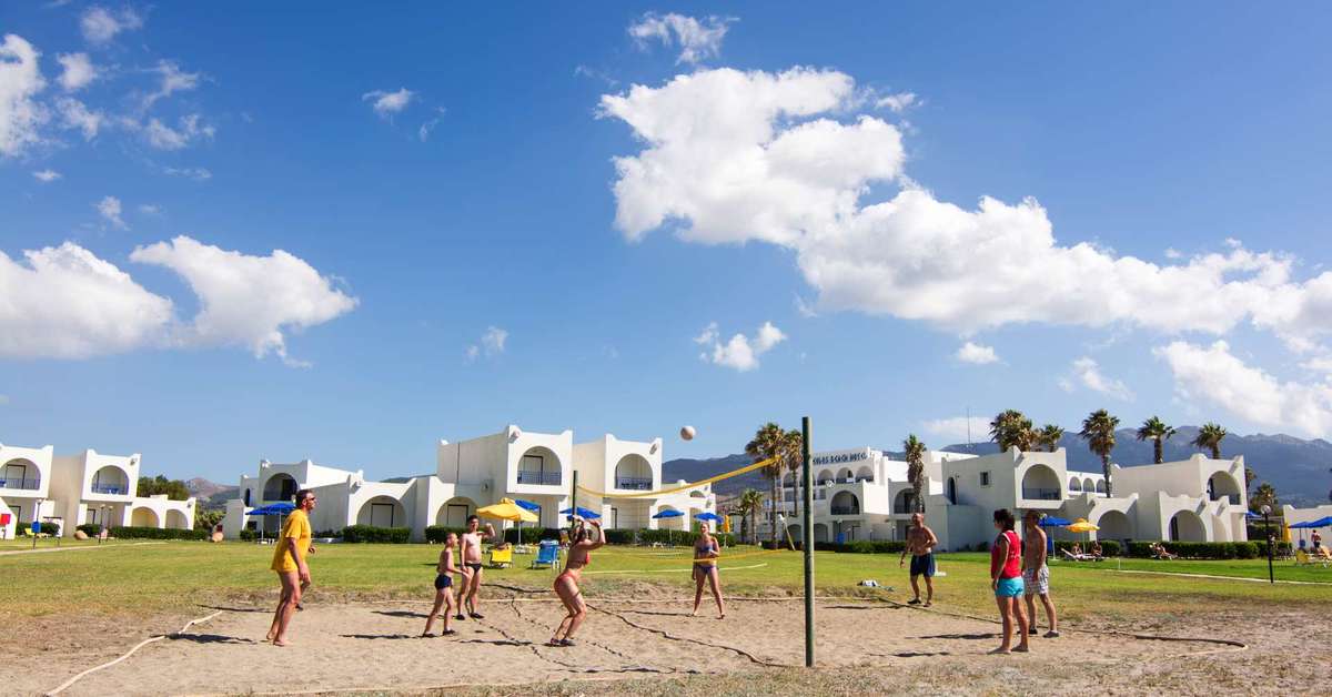 Een foto van de faciliteiten bij Aeolos Beach Hotel