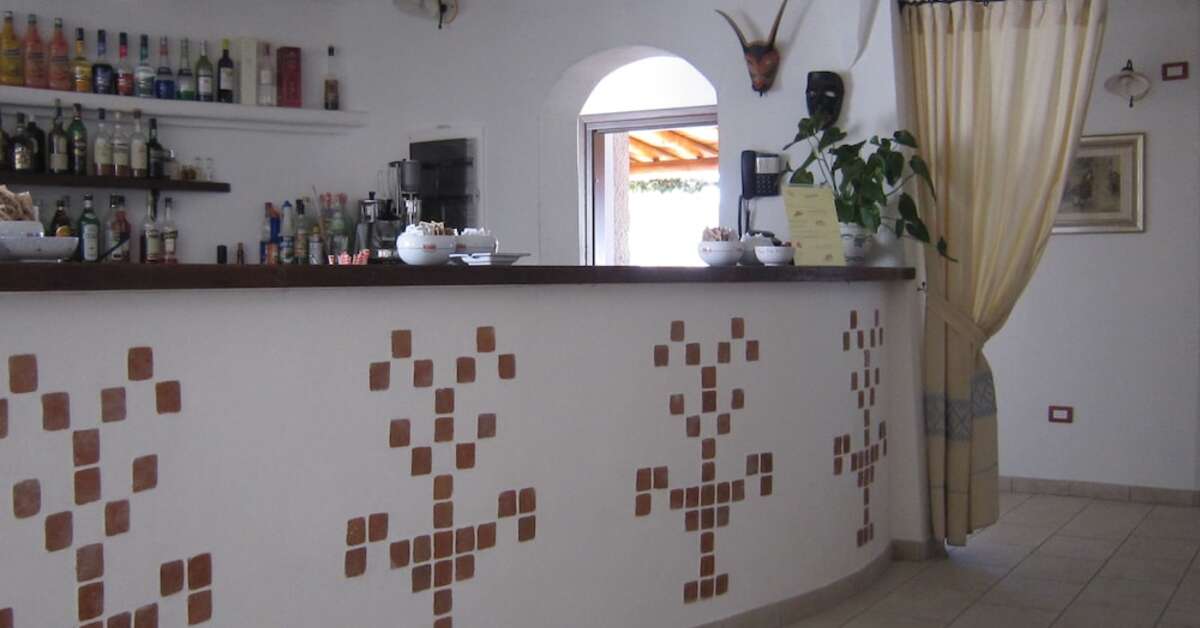 Een foto van het interieur van Nuraghe Arvu Resort