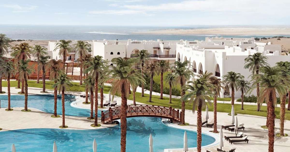 Een foto van een overzicht van Hilton Marsa Alam Nubian Resort