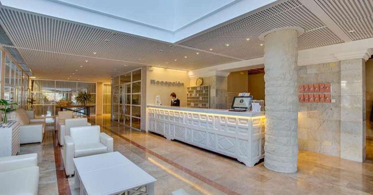 Een foto van het interieur van Hotel Eden Soller