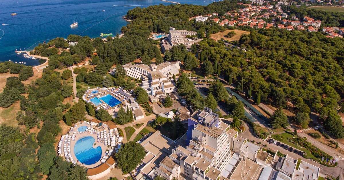 Ein Foto von der Außenansicht des Sunny Porec by Valamar