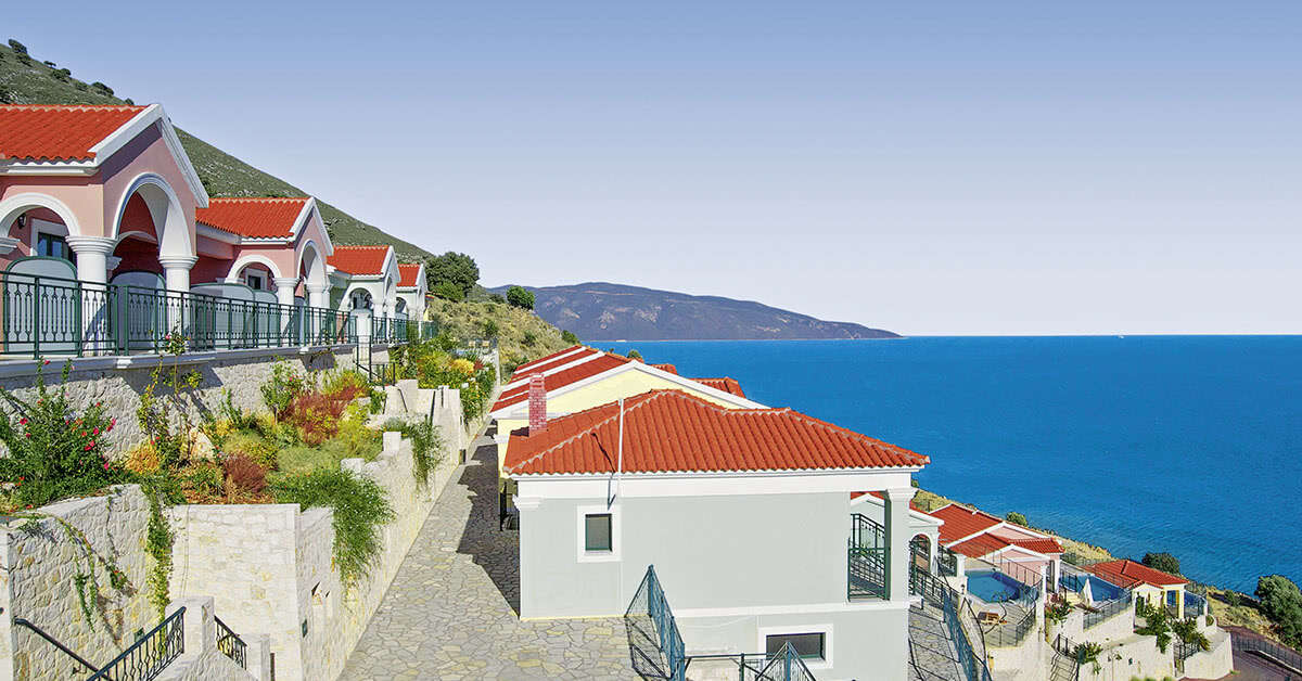 Een foto van het zwembad bij Hotel Kefalonia Bay Palace