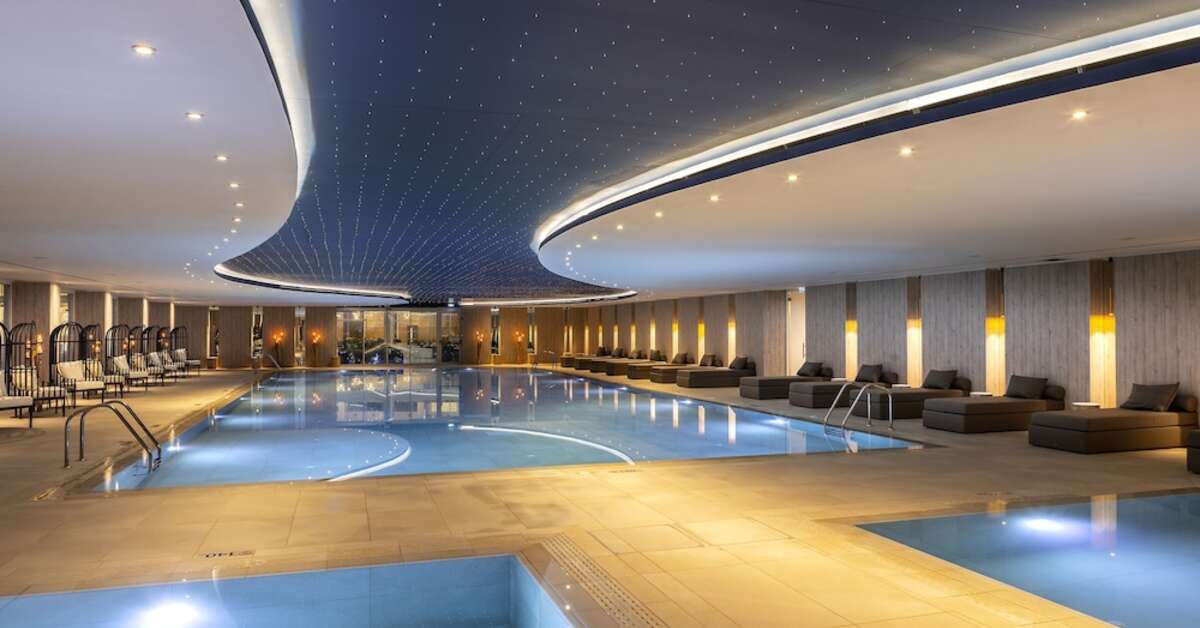 Een foto van het zwembad bij Chrysomare Beach Hotel & Resort