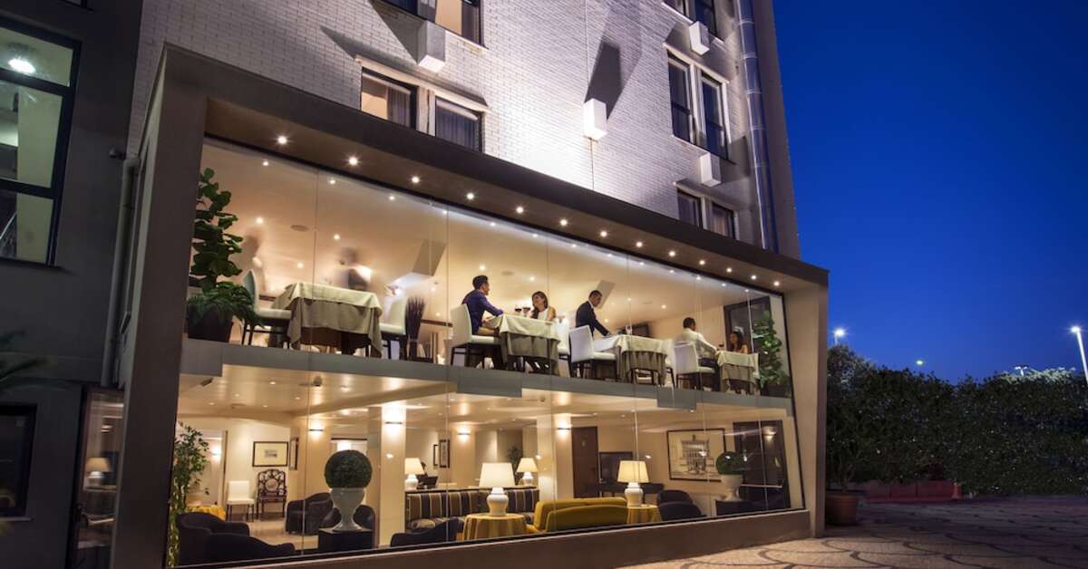 Een foto van de buitenkant van Sardegna Hotel