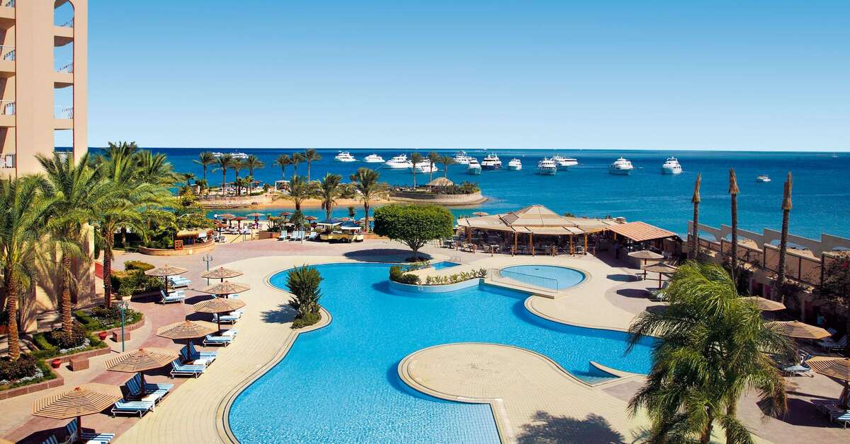 Een foto van een overzicht van Hurghada Marriott Beach Resort
