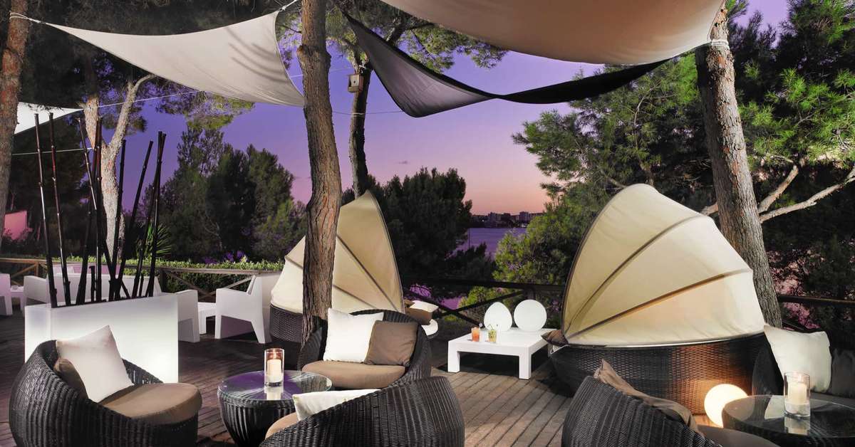 Ein Foto von der Terrasse im H10 Punta Negra
