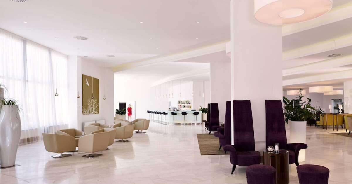 Een foto van het interieur van Park Plaza Histria