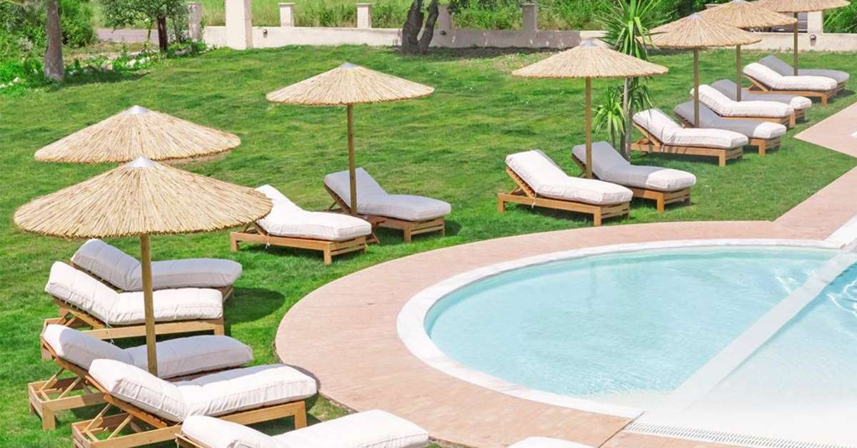 Een foto van het zwembad bij Appartementen Ionian Blue