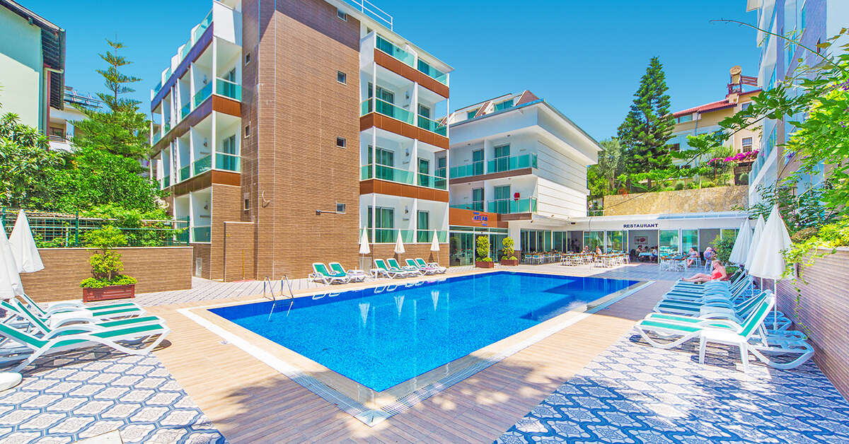 Een foto van het zwembad bij Kleopatra Atlas Hotel