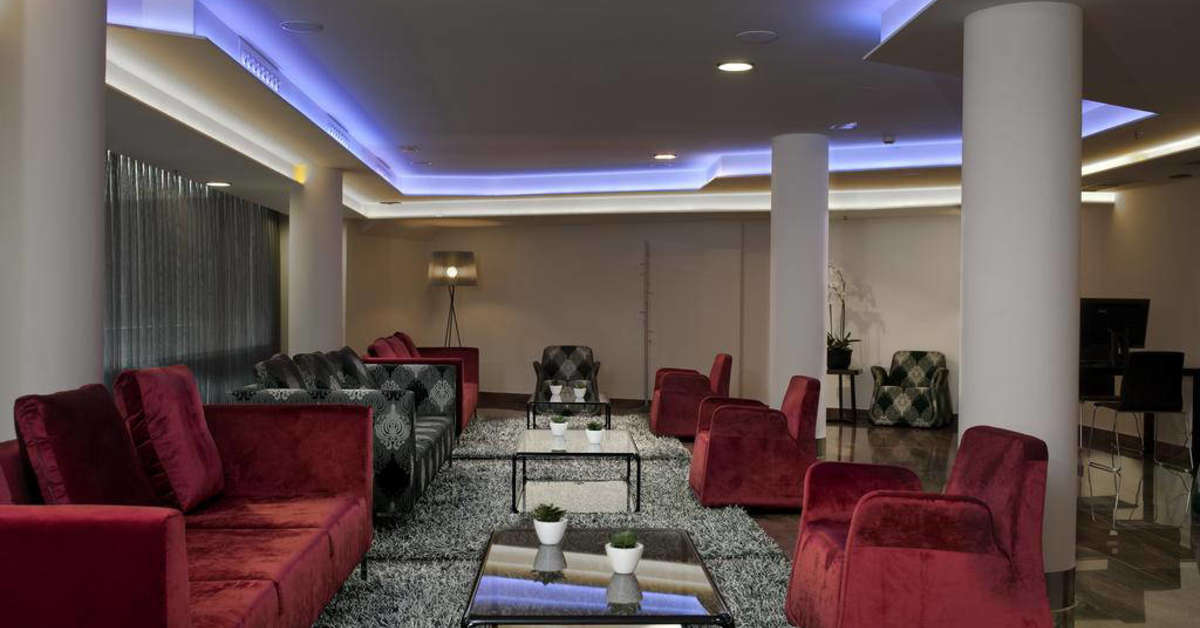 Een foto van het interieur van Exe Moncloa