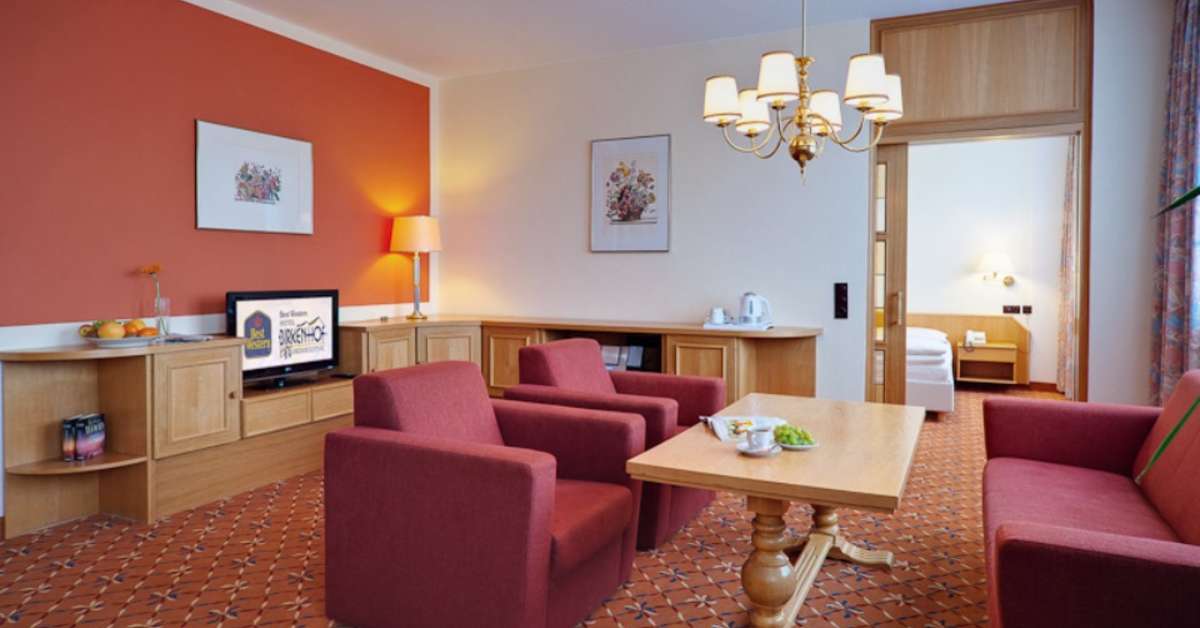 Een foto van het interieur van Best Western Ahorn Hotel Oberwiesenthal