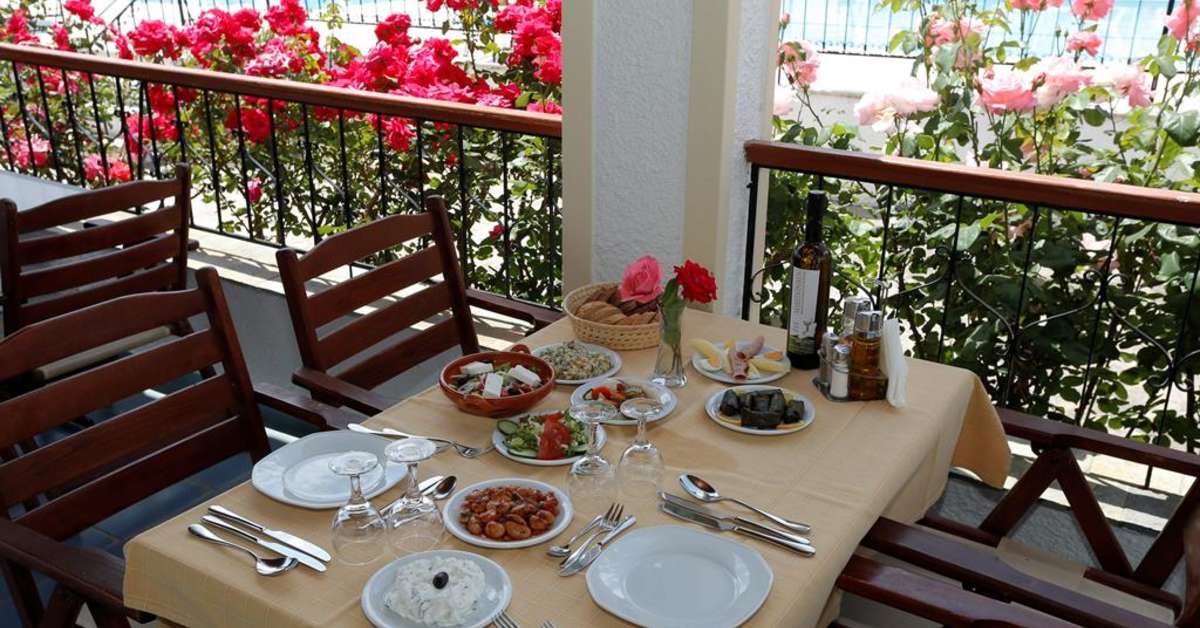 Ein Foto von den Einrichtungen im Hotel Kalloni Bay