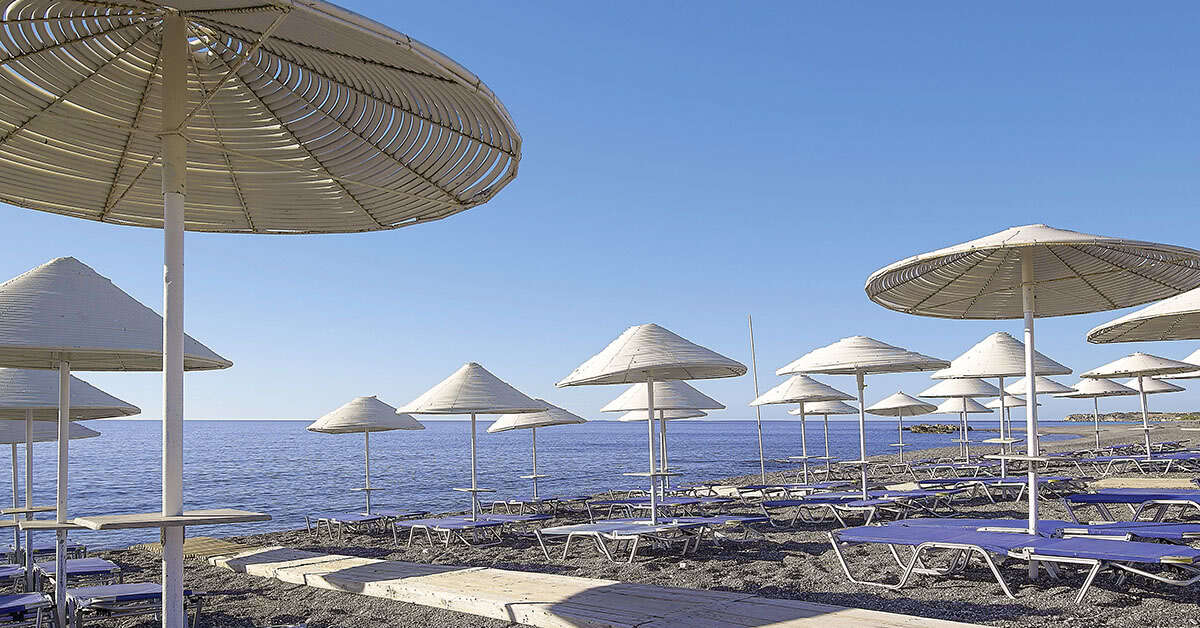 Een foto van het strand bij Coriva Beach Hotel & Bungalows