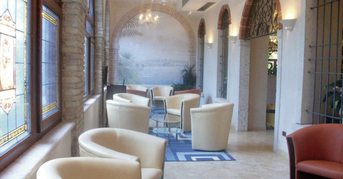 Een foto van het interieur van Hotel Antico Monastero
