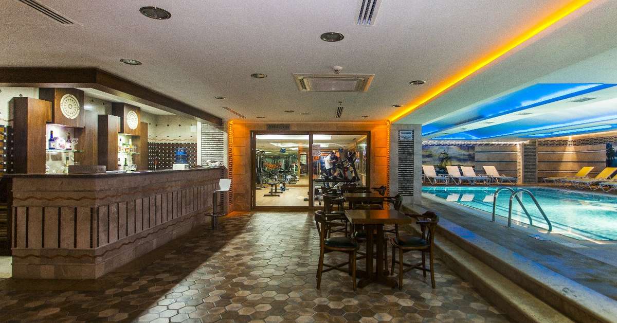 Een foto van het interieur van White Gold Hotel & Spa