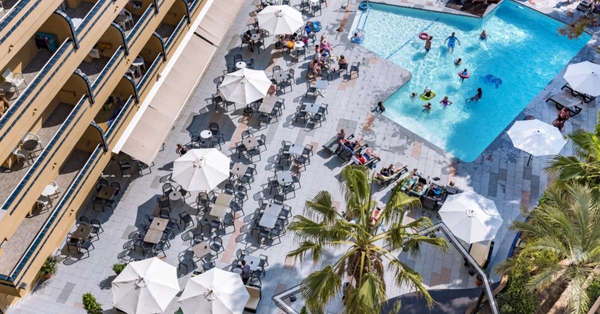 Een foto van het zwembad bij 4R Hotel Playa Park