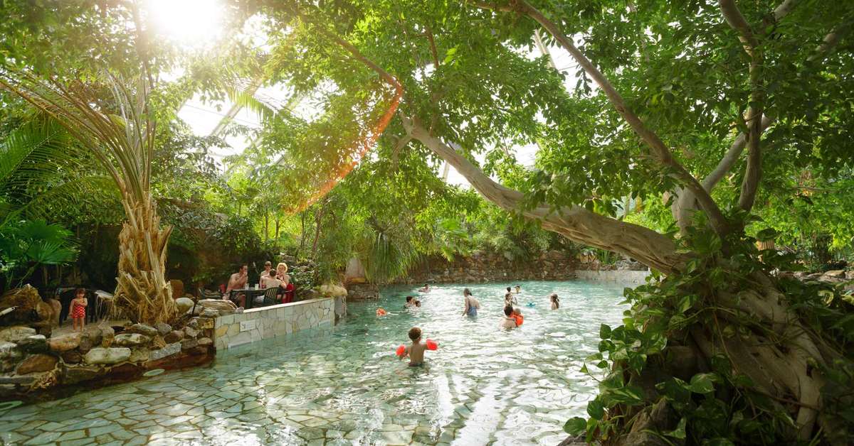 Een foto van het zwembad bij Center Parcs Erperheide