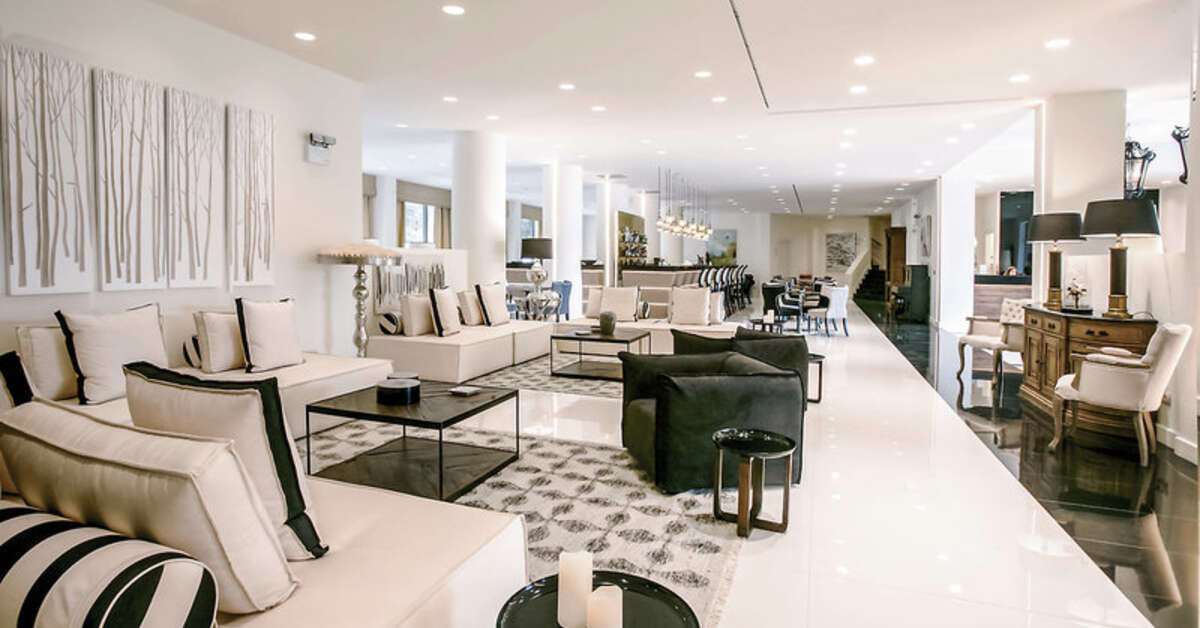 Een foto van het interieur van Rodostamo Hotel & Spa