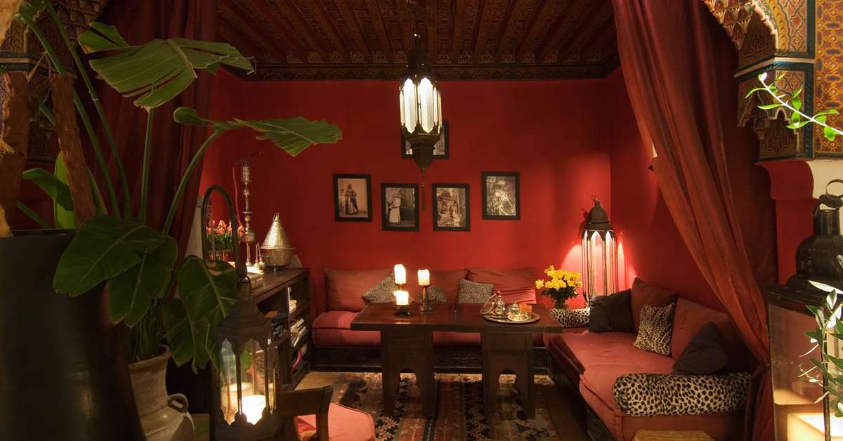 Ein Foto von den Einrichtungen im Riad Les Oliviers