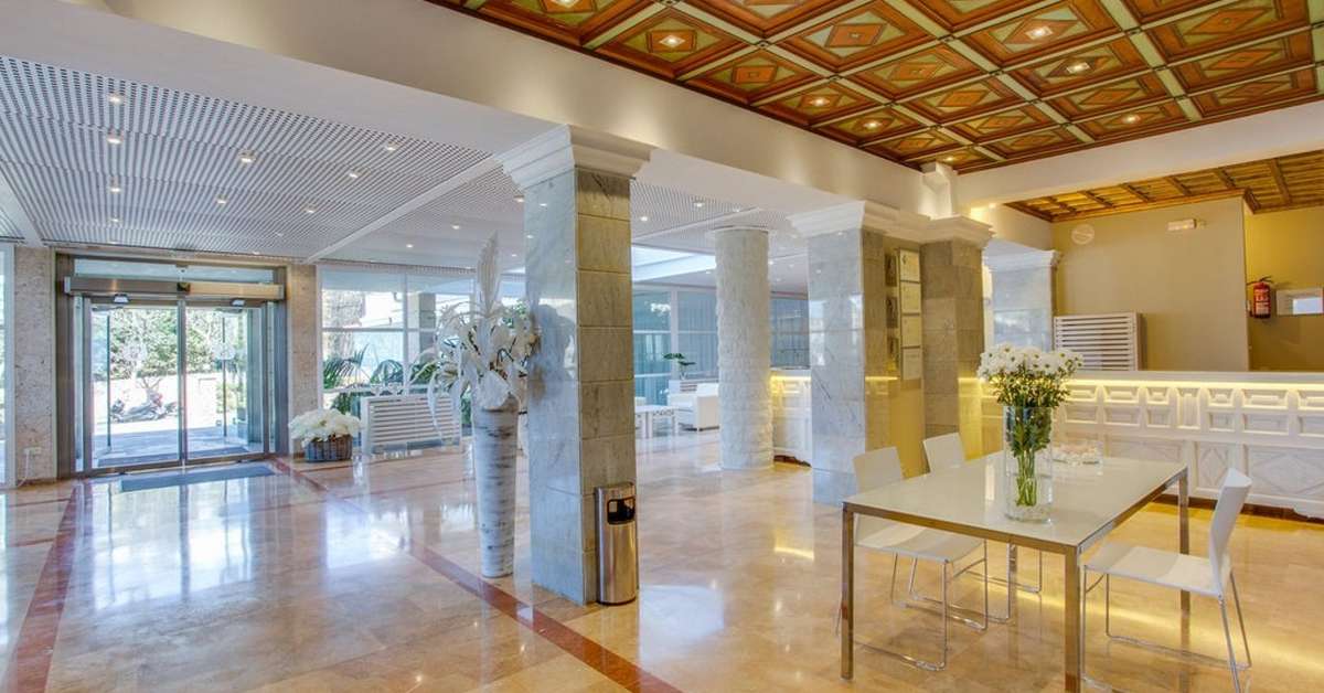 Een foto van het interieur van Hotel Eden Soller
