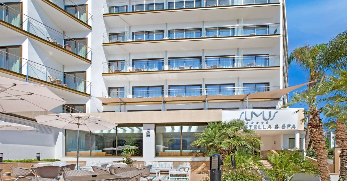 Een foto van de buitenkant van Sumus Hotel Stella & Spa
