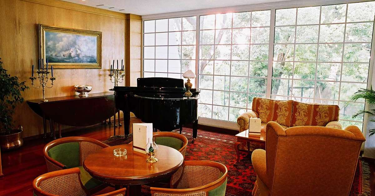 Een foto van het interieur van Quintinha Sao Joao