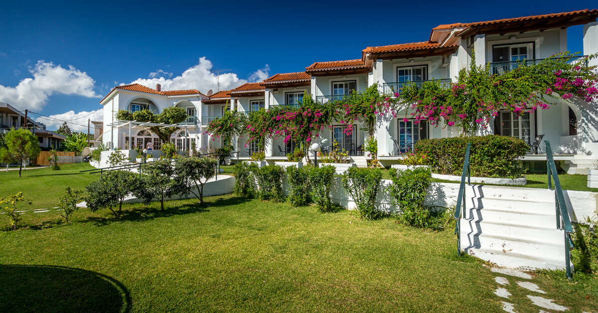 Een foto van de buitenkant van Paradise Hotel Tsilivi