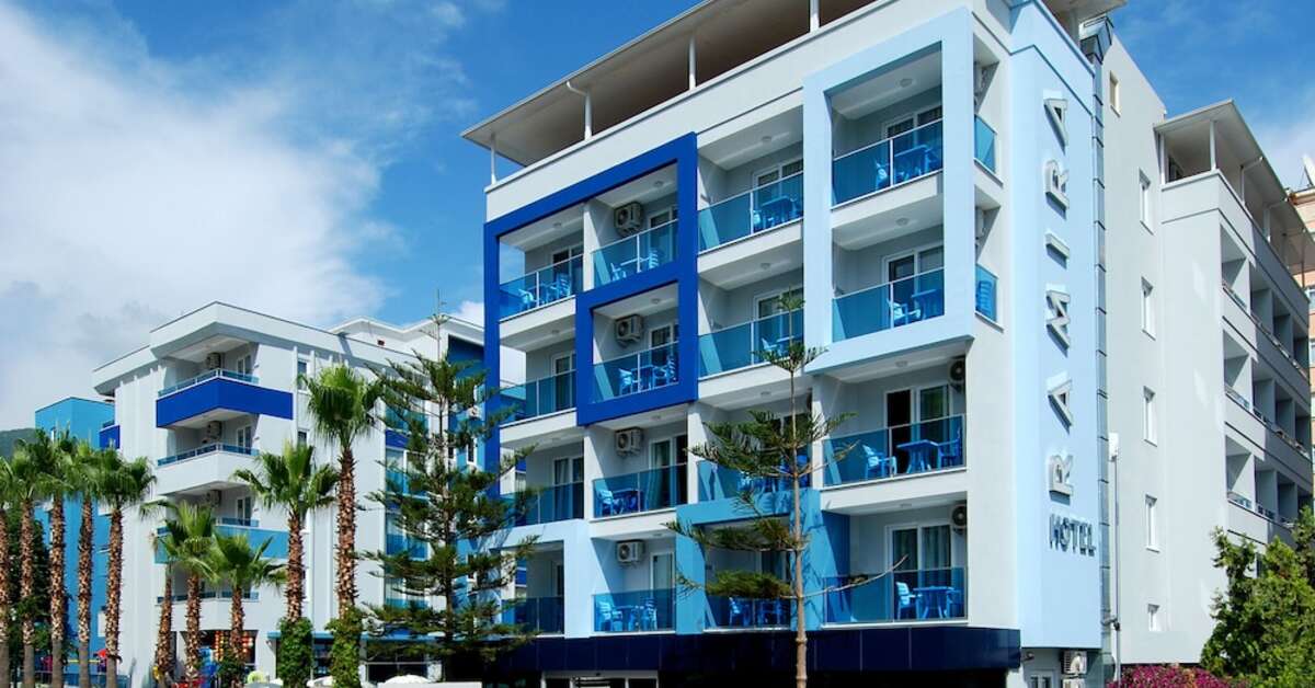 Een foto van de buitenkant van Kleopatra Ramira Hotel