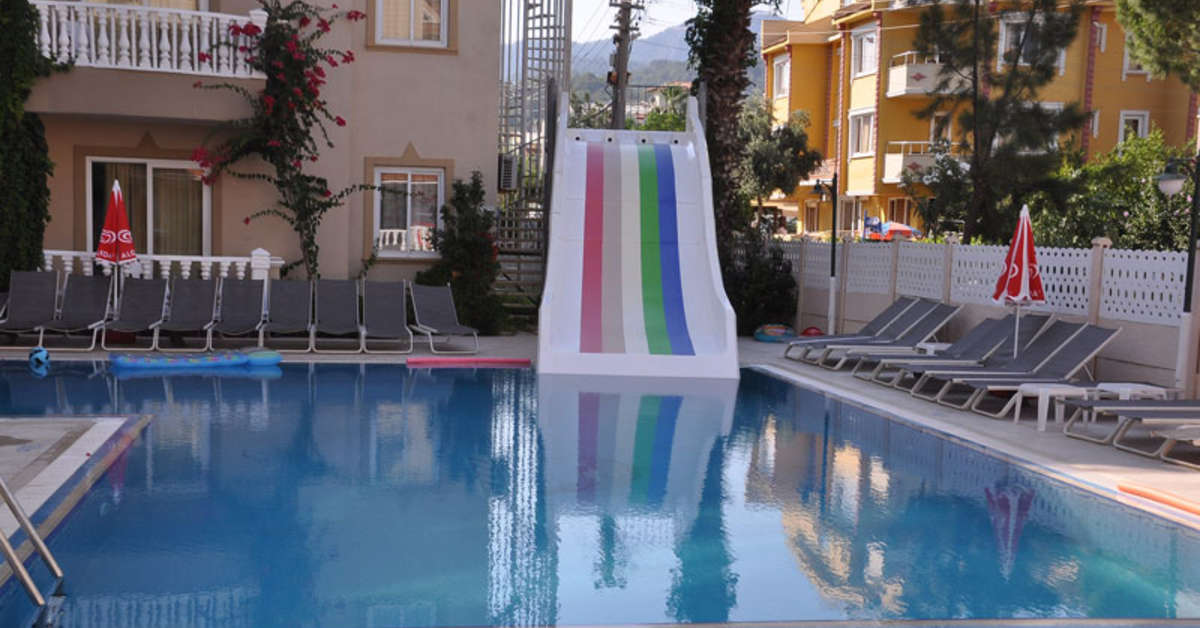 Ein Foto vom Pool im Isla Apart