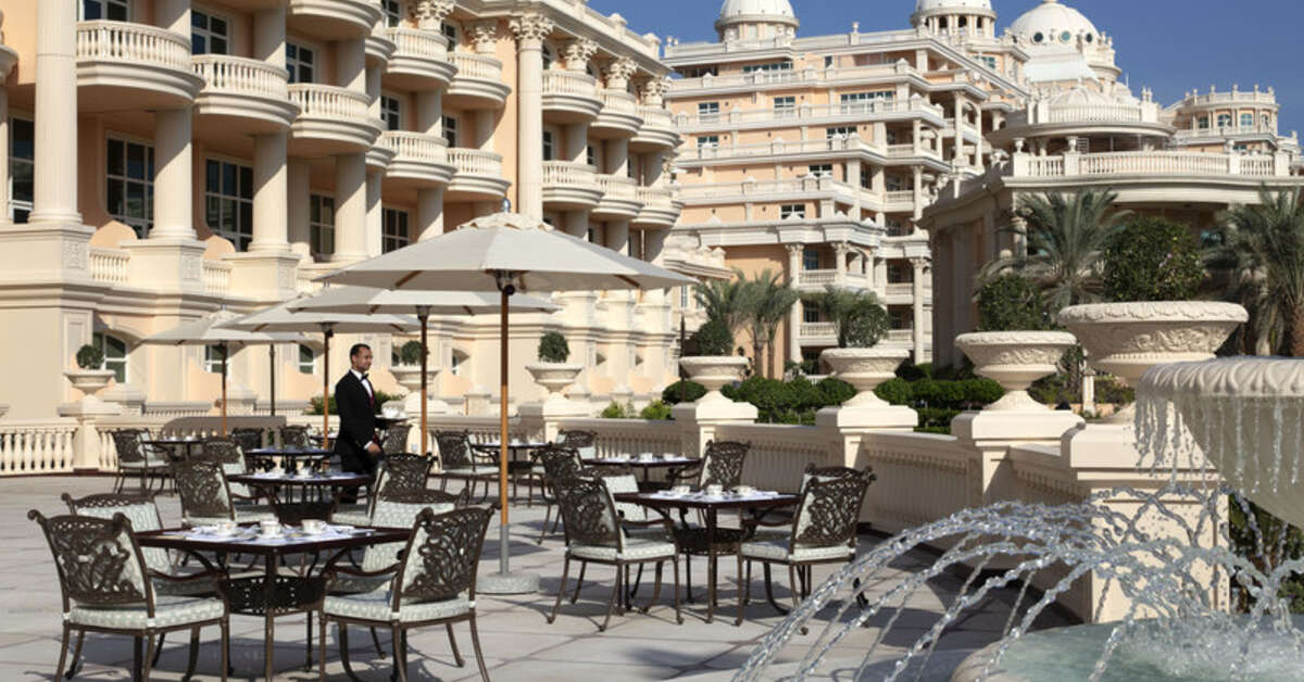 Ein Foto von der Außenansicht des Raffles The Palm Dubai