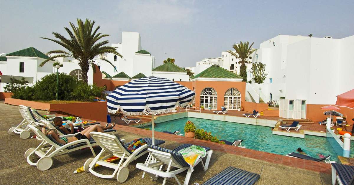 Een foto van het zwembad bij Residence Igoudar