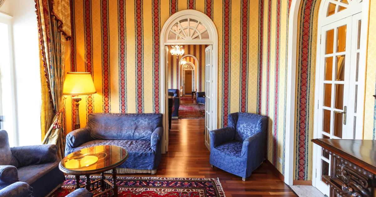 Een foto van het interieur van Excelsior Palace