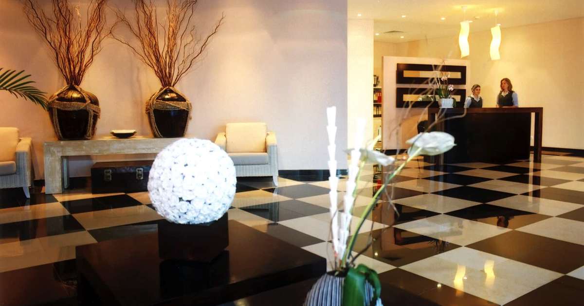 Een foto van het interieur van Enotel Sunset Bay
