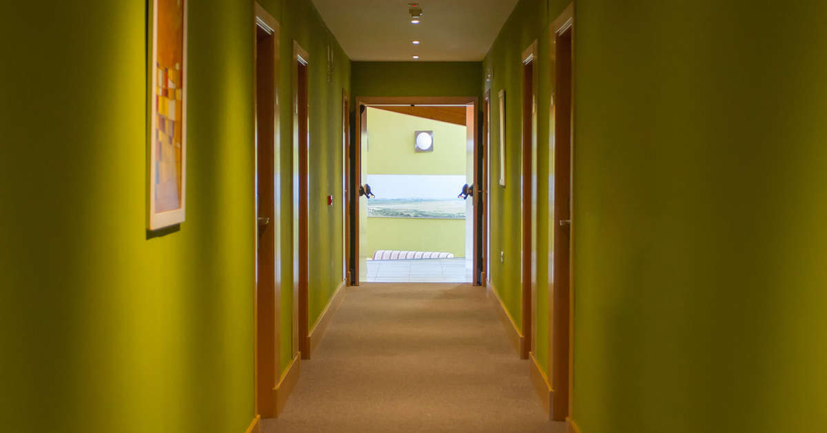 Een foto van het interieur van Hotel Pradillo Conil