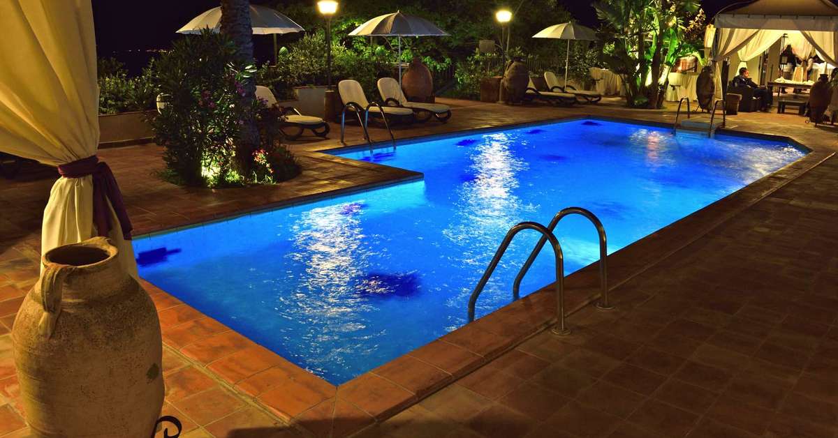 Ein Foto vom Pool im Agriturismo Vecchia Masseria
